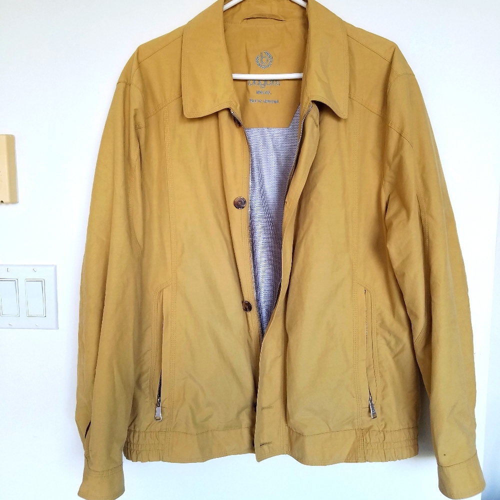 Bugatti Mustard Lightweight Jacket